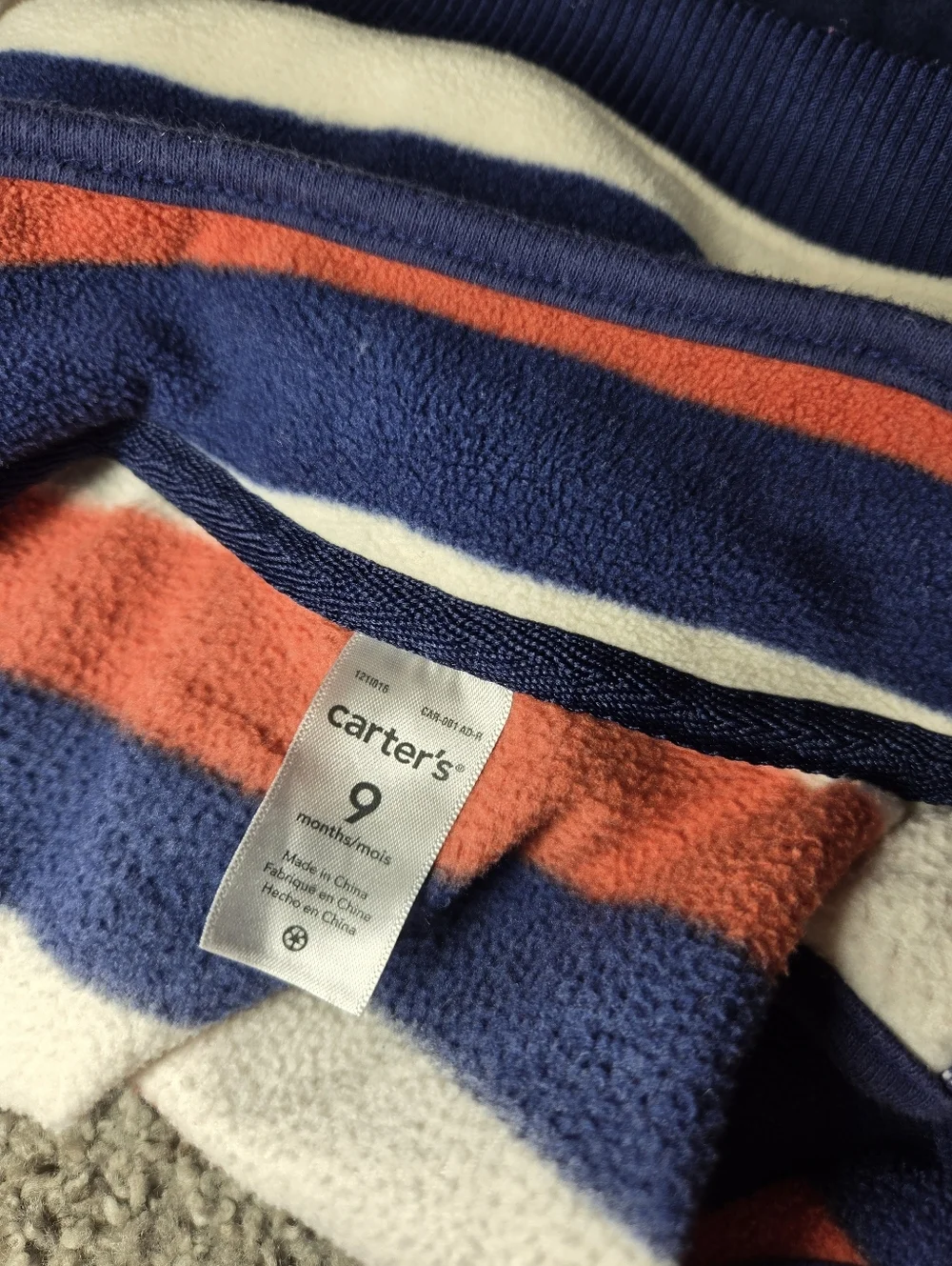 Carters carter size